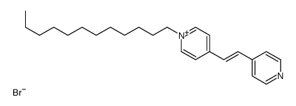 1-dodecyl-4-(2-pyridin-4-ylethenyl)pyridin-1-ium,bromide结构式