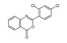 2-(2,4-Dichlorophenyl)-4H-3,1-benzoxazin-4-one Structure