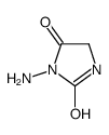 3-aminoimidazolidine-2,4-dione结构式