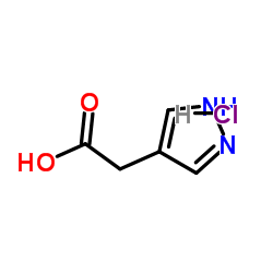 1H-Pyrazol-4-ylacetic acid hydrochloride (1:1)结构式