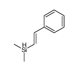 dimethyl(2-phenylethenyl)silane Structure