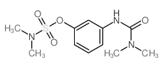 3-[3-(dimethylsulfamoyloxy)phenyl]-1,1-dimethyl-urea结构式