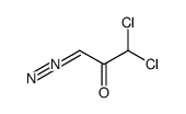 2-Propanone,1,1-dichloro-3-diazo- Structure