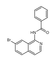 N-(7-bromo-1-isoquinolinyl)benzamide Structure