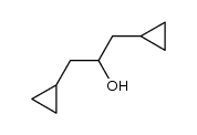 1,3-dicyclopropylpropan-2-ol结构式
