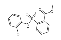 2-(2-Chloro-phenylsulfamoyl)-benzoic acid methyl ester Structure