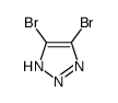 4,5-Dibromo-2H-1,2,3-triazole Structure