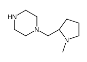 Piperazine, 1-[[(2R)-1-methyl-2-pyrrolidinyl]methyl]- (9CI)结构式