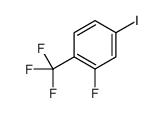 2-Fluoro-4-iodo-1-(trifluoromethyl)benzene structure