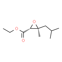 ethyl trans-3-methyl-3-isobutyloxirane-2-carboxylate结构式