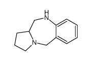 1,2,3,10,11,11a-hexahydro-5H-pyrrolo[2,1-c][1,4]benzodiazepine结构式