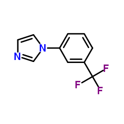 1-(3-三氟甲基苯基)咪唑结构式