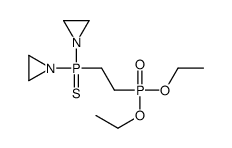 bis(aziridin-1-yl)-(2-diethoxyphosphorylethyl)-sulfanylidene-λ5-phosphane Structure