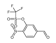(5-formyl-2-nitrophenyl) trifluoromethanesulfonate结构式