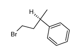 (-)(R)-4-bromo-2-phenyl-butane Structure