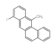 8-fluoro-12-methylbenzo[a]anthracene结构式