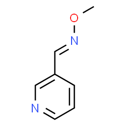 3-Pyridinecarboxaldehyde,O-methyloxime,[C(E)]-(9CI) structure