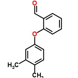 2-(3,4-Dimethylphenoxy)benzaldehyde结构式
