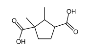 1,2-dimethylcyclopentane-1,3-dicarboxylic acid Structure