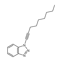 1-(1-nonynyl)-1H-1,2,3-benzotriazole结构式