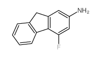 9H-Fluoren-2-amine,4-fluoro- Structure