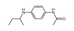 N-(4-(sec-butylamino)phenyl)acetamide Structure