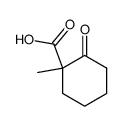 1-methyl-2-oxocyclohexanecarboxylic acid Structure