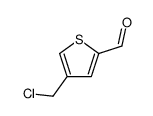 4-(chloromethyl)thiophene-2-carbaldehyde结构式