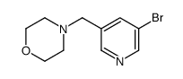 4-(5-溴吡啶-3-基)甲基吗啉结构式