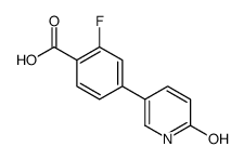 2-fluoro-4-(6-oxo-1H-pyridin-3-yl)benzoic acid结构式