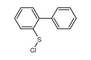 2-phenylbenzenesulphenyl chloride Structure