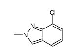 7-CHLORO-2-METHYLINDAZOLE Structure