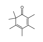 2,3,4,5,6,6-hexamethylcyclohexa-2,4-dien-1-one结构式