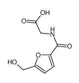 2-[[5-(hydroxymethyl)furan-2-carbonyl]amino]acetic acid Structure