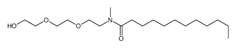 N-[2-[2-(2-hydroxyethoxy)ethoxy]ethyl]-N-methyldodecanamide结构式