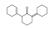 2-cyclohexylidene-6-(1-cyclohexen-1-yl)cyclohexan-1-one结构式