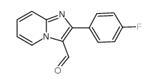 2-(4-氟苯基)-咪唑并[1,2-a]吡啶-3-甲醛结构式