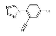 5-chloro-2-(1,2,4-triazol-1-yl)benzonitrile Structure