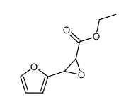 2,3-epoxy-3-[2]furyl-propionic acid ethyl ester Structure