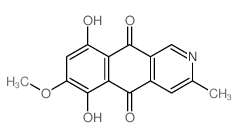 Benz[g]isoquinoline-5,10-dione,6,9-dihydroxy-7-methoxy-3-methyl- picture