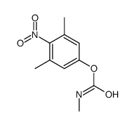 (3,5-dimethyl-4-nitrophenyl) N-methylcarbamate结构式