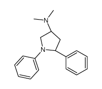 (3S,5S)-N,N-dimethyl-1,5-diphenylpyrrolidin-3-amine Structure