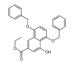 Ethyl 5,8-bis(benzyloxy)-4-hydroxy-2-naphthoate Structure