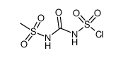 N-Chlorsulfonyl-N'-methylsulfonylharnstoff Structure