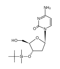 3'-tert-Butyldimethylsilyl-2'-deoxycytidine Structure