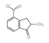 1H-Inden-1-one,2,3-dihydro-2-methyl-4-nitro-结构式