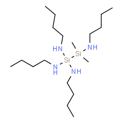 N,N',N'',N'''-(1,1-dimethyl-1-disilanyl-2-ylidyne)tetrabutylamine picture