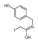 N-[(4-hydroxyphenyl)methyl]-2-iodoacetamide结构式