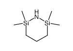 2,2,6,6-Tetramethyl-2,6-disilapiperidine结构式