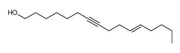 hexadec-11-en-7-yn-1-ol Structure